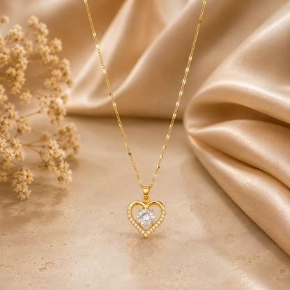 Collar Corazón  Diamante